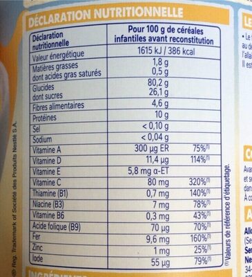 NESTLE-  Babivanille dès 10 mois