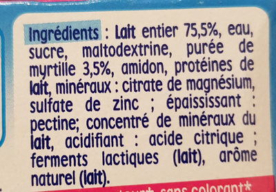 NESTLE- Desserts bébé 6+ mois MYRTILLE