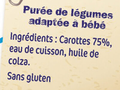 NESTLE-  Naturnes Petits Pots Carottes - Dès 4/6 mois - 2x130g