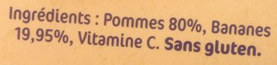 NESTLE-  Naturnes- Purée de fruits pommes bananes dès 4 mois