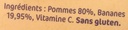 NESTLE-  Naturnes- Purée de fruits pommes bananes dès 4 mois