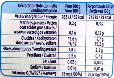 NESTLE-  Naturnes- Purée de fruits pommes bananes dès 4 mois