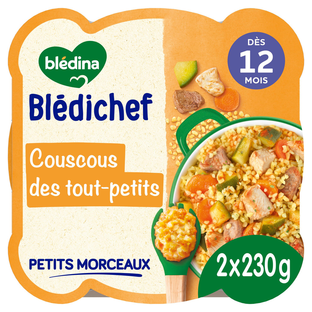 [HB-0000052] BLEDINA- Blédichef - couscous des tous petits 12 mois