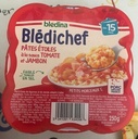 BLEDINA- Blédichef Pâtes étoiles sauce tomate et jambon dès 15 mois