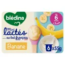 BLEDINA- Mini Lactés Banane dès 6 mois