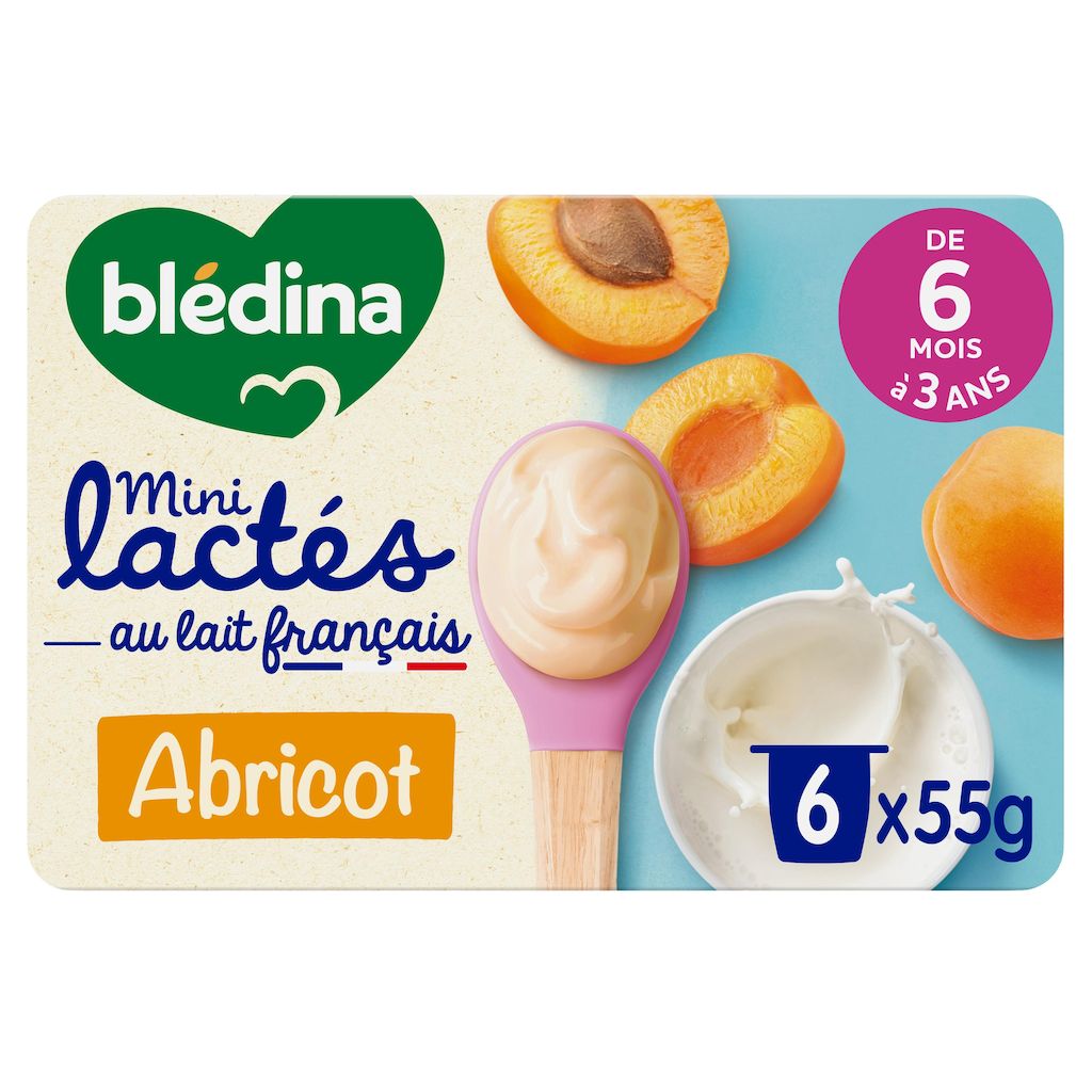 [HB-0000177] BLEDINA- Dessert dès 6 mois abricot Mini Lactés