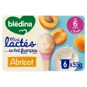 BLEDINA- Dessert dès 6 mois abricot Mini Lactés