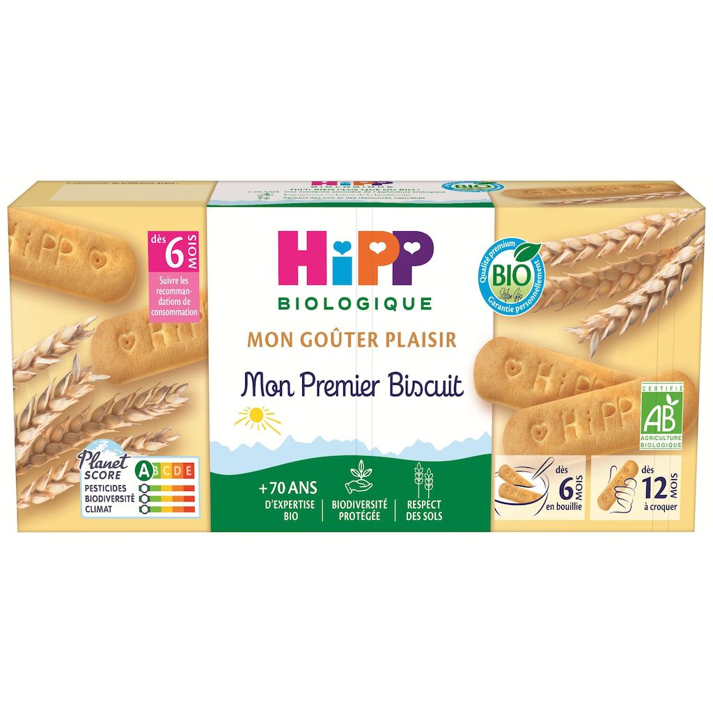 HIPP Biologique Mon Premier Biscuit Dès 6 Mois 6 Boîte De 180 G