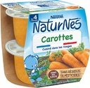 NESTLE-  Naturnes Petits Pots Carottes - Dès 4/6 mois - 2x130g