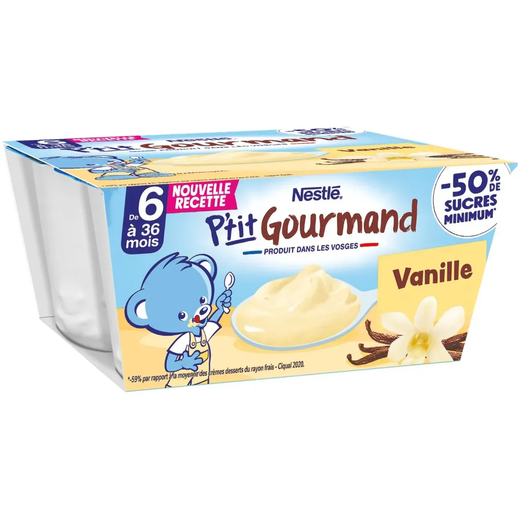 NESTLE-  P'tit gourmand Vanille dès 6 mois