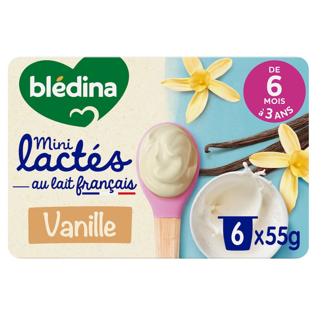 BLEDINA- Mini Lactés Vanille dès 6 mois