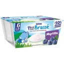 NESTLE- P'tit Brassé Myrtille dès 6 mois