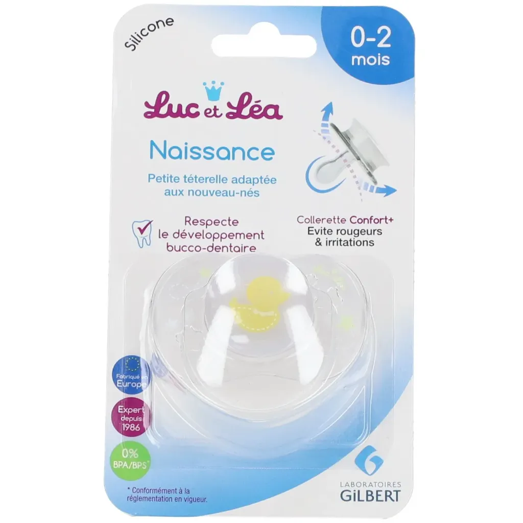 [HB-0000304] Luc et Léa sucette anatomique 0-2 mois