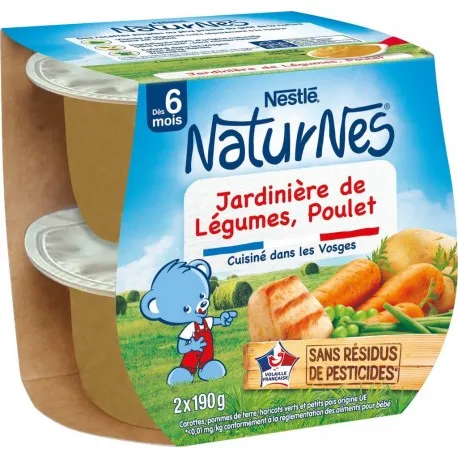 NESTLE- Naturnes Jardinière de légumes Poulet dès 6 mois