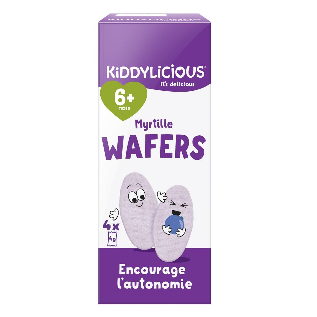 [HB-0000575] KIDDYLICIOUS WAFERS - Myrtille dès 6 mois