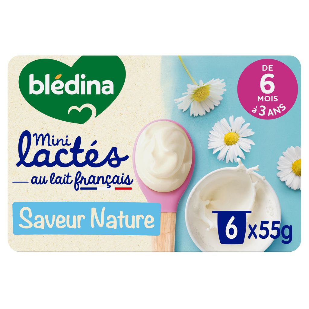 [HB-0000540] BLEDINA- Mini lactés Nature dès 6 mois