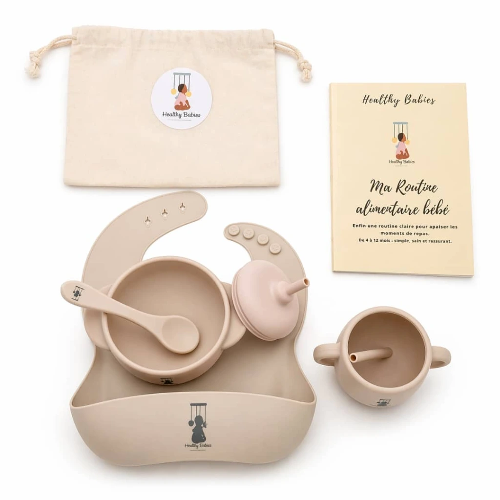 [HB-0000570] PACK COMPLET(set beige + pochon + guide alimentaire)