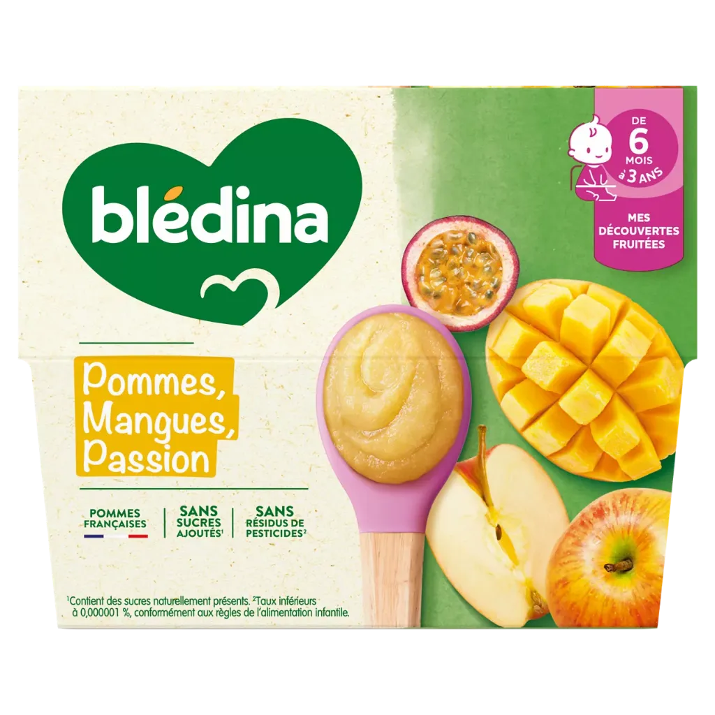 [HB-0000582] BLEDINA- Pommes, Mangues, Passion dès 6 mois