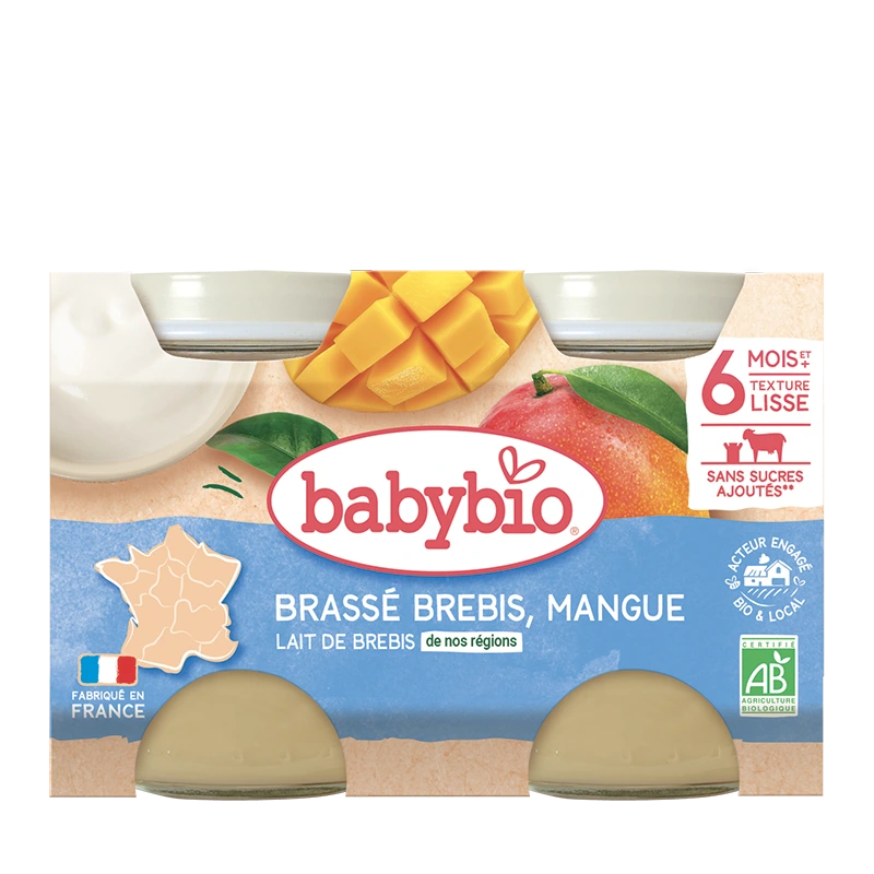 [HB-0000593] BABYBIO BREBIS MANGUE 2X130G