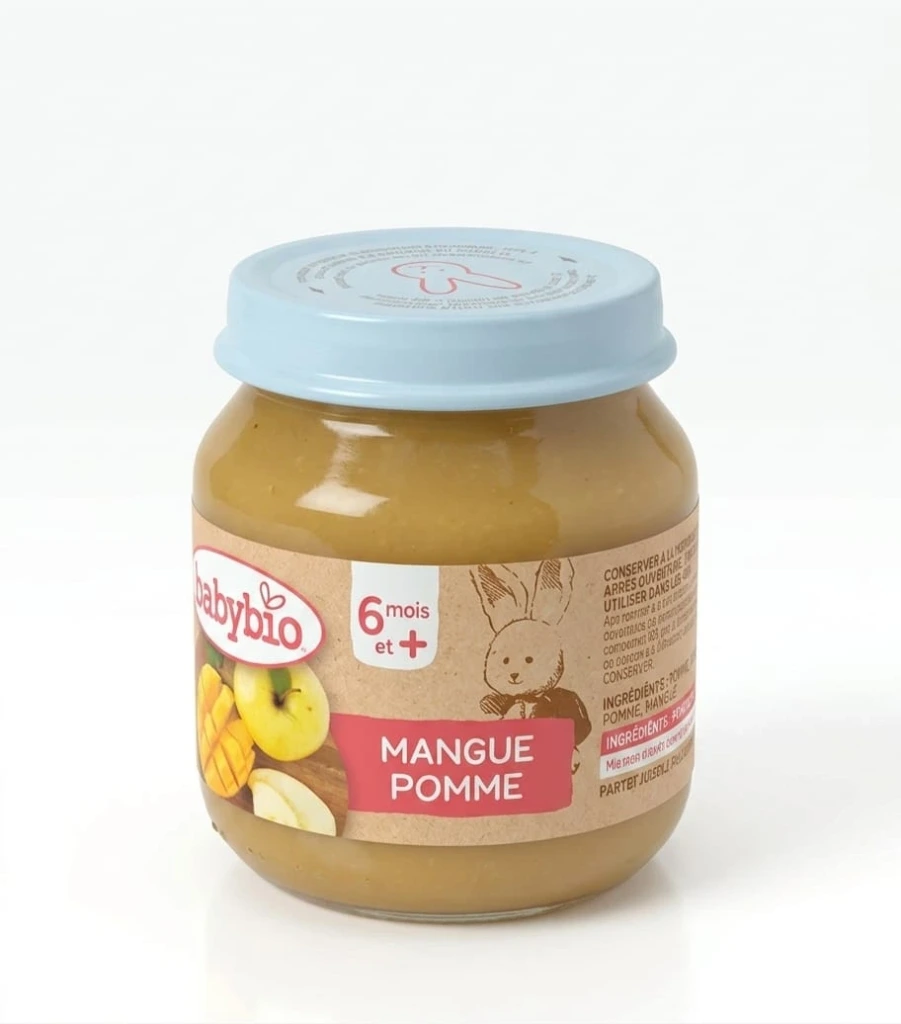 [HB-0000599] BABYBIO POMME MANGUE  130G