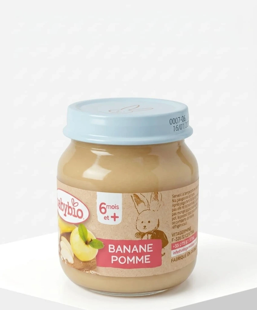BABYBIO POMME BANANE 130G
