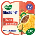 Blédichef - Repas Bébé 12 Mois - 9 Plats Hachis Parmentier - Petits Morceaux - 100% Ingrédients d'Origine Naturelle - Dès 12 Mois - 9 Assiettes de 230g